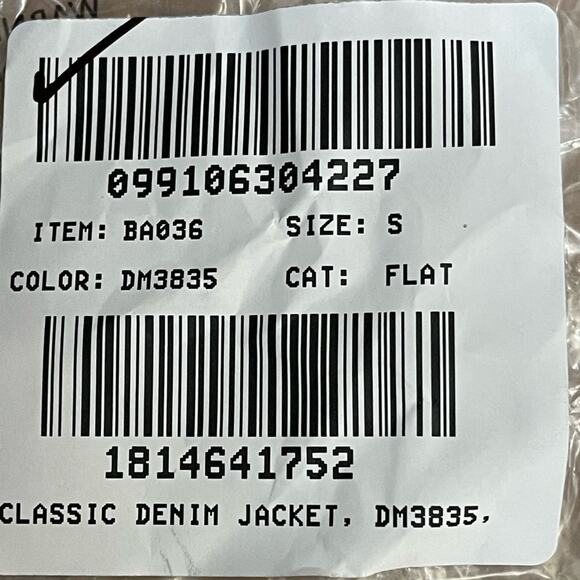 J. Crew Factory Classic Jean Jacket in Blue Denim Size S‎ NWT - Picture 10 of 12